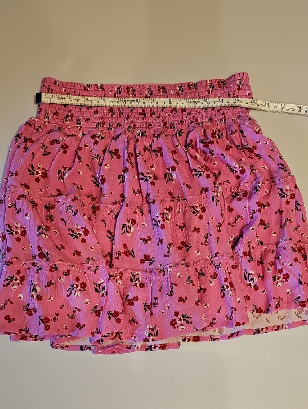 Pink Lily - Through The Garden Skort- Floral Pink